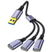 ENKAY ENK-CB172 Cavo di prolunga splitter USB 2.0 a 3 USB 2.0 OTG, 0.5m, 1.2m
