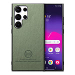 Custodia per telefono in pelle con retro in tessuto twill, For Samsung Galaxy S21 Ultra 5G, For Samsung Galaxy A06, For Samsung Galaxy A16