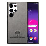 Custodia per telefono in pelle con retro in tessuto twill, For Samsung Galaxy S21 Ultra 5G, For Samsung Galaxy A06, For Samsung Galaxy A16