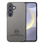 Custodia per telefono in pelle con retro in tessuto twill, For Samsung Galaxy A26, For Samsung Galaxy A36, For Samsung Galaxy S25 5G