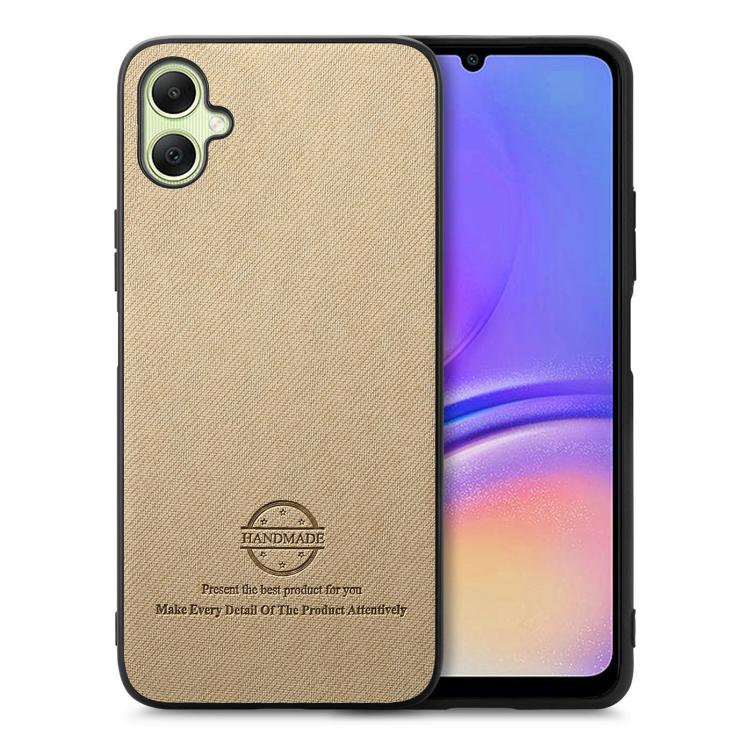 Custodia per telefono in pelle con retro in tessuto twill, For Samsung Galaxy S21 Ultra 5G, For Samsung Galaxy A06, For Samsung Galaxy A16