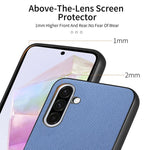 Custodia per telefono in pelle con retro in tessuto twill, For Samsung Galaxy A26, For Samsung Galaxy A36, For Samsung Galaxy S25 5G