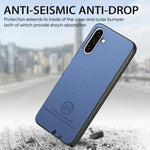 Custodia per telefono in pelle con retro in tessuto twill, For Samsung Galaxy A26, For Samsung Galaxy A36, For Samsung Galaxy S25 5G