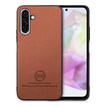 Custodia per telefono in pelle con retro in tessuto twill, For Samsung Galaxy A26, For Samsung Galaxy A36, For Samsung Galaxy S25 5G