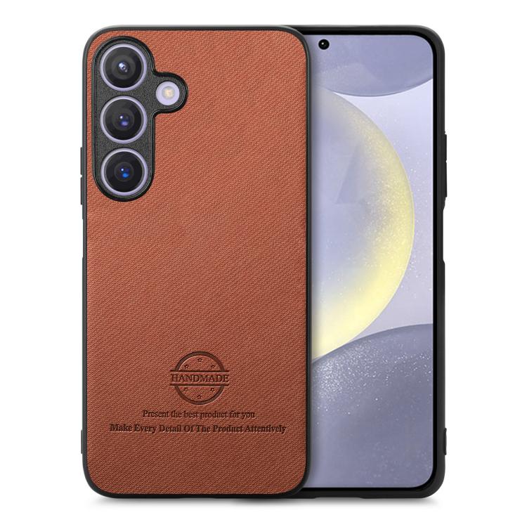 Custodia per telefono in pelle con retro in tessuto twill, For Samsung Galaxy A57 5G, For Samsung Galaxy A37 5G, For Samsung Galaxy A56 5G