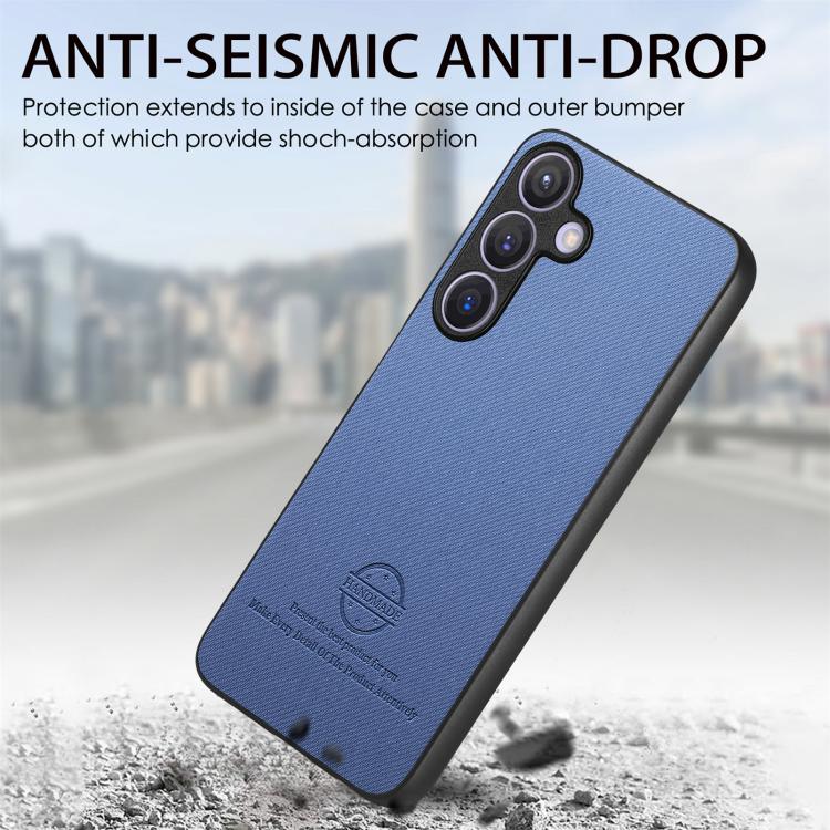 Custodia per telefono in pelle con retro in tessuto twill, For Samsung Galaxy A57 5G, For Samsung Galaxy A37 5G, For Samsung Galaxy A56 5G