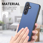 Custodia per telefono in pelle con retro in tessuto twill, For Samsung Galaxy A57 5G, For Samsung Galaxy A37 5G, For Samsung Galaxy A56 5G