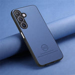 Custodia per telefono in pelle con retro in tessuto twill, For Samsung Galaxy A57 5G, For Samsung Galaxy A37 5G, For Samsung Galaxy A56 5G