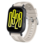 Cinturino per orologio in silicone ibrido in nylon da 22 mm con connettore a pressione, For Redmi Watch 5 Active / Watch 5 Lite