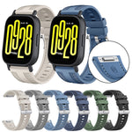 Cinturino per orologio in silicone ibrido in nylon da 22 mm con connettore a pressione, For Redmi Watch 5 Active / Watch 5 Lite