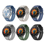 Cinturino per orologio in silicone ibrido in nylon da 22 mm con connettore a pressione, For Redmi Watch 5 Active / Watch 5 Lite