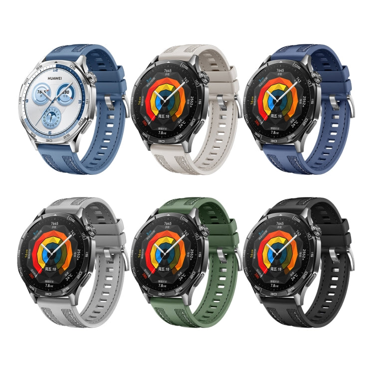 Cinturino per orologio in silicone ibrido in nylon da 22 mm con connettore a pressione, For Redmi Watch 5 Active / Watch 5 Lite