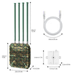 WAVLINK WN573HX3 WiFi 6 Extender Outdoor AX3000 Dual Band  Courtyard RV Wireless Router, US Plug, UK Plug, EU Plug, AU Plug