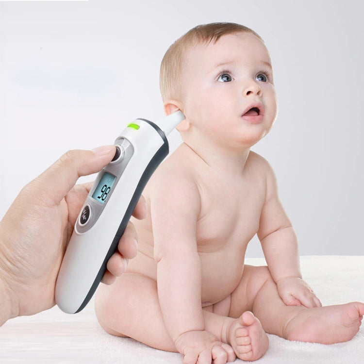 Termometri RZ8810 Termometro per il corpo Display a LED per l'orecchio Termometro elettronico digitale IR Termometro per febbre da bambino Termometro Bady a infrarossi medico