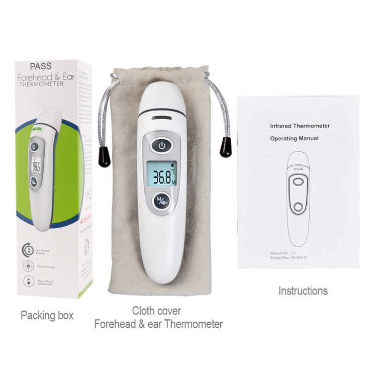 Termometri RZ8810 Termometro per il corpo Display a LED per l'orecchio Termometro elettronico digitale IR Termometro per febbre da bambino Termometro Bady a infrarossi medico