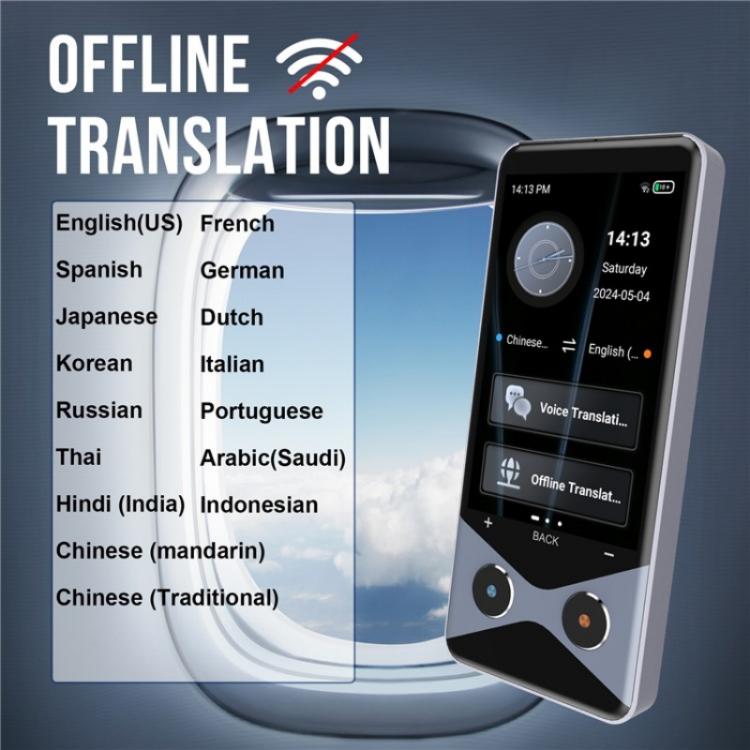V9000 supporta 137 lingue AI Smart Translator 4G WiFi Offline Photo Translation Device