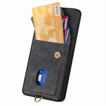 Portafoglio pieghevole in pelle con cinturino per telefono retrò, For Samsung Galaxy A57 5G, For Samsung Galaxy A37 5G, For Samsung Galaxy S25 Edge 5G, For Samsung Galaxy A56 5G