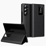 Custodia per telefono in pelle Smart View Window con slot per carte, For Galaxy A17, For Galaxy Z Fold7 5G, For Galaxy S25 Edge 5G, For Galaxy A56 5G