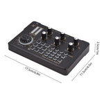 Scheda audio mixer V80 per live streaming e karaoke