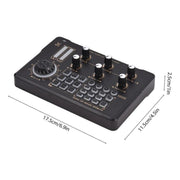 Scheda audio mixer V80 per live streaming e karaoke