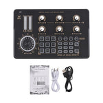Scheda audio mixer V80 per live streaming e karaoke