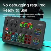 Mixer audio USB F996 Max per streaming e gaming