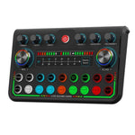 Scheda audio P99 per streaming live con mixer e convertitore voca
