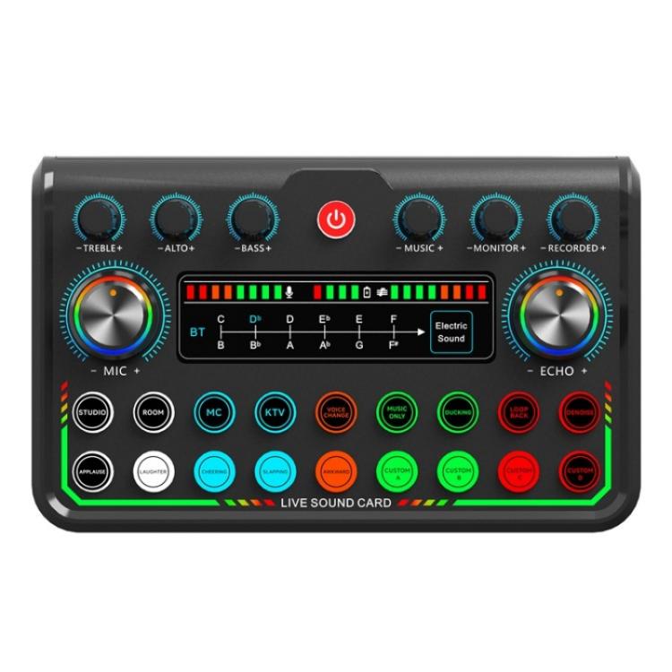 Scheda audio per streaming live P99 con mixer DJ, convertitore vocale, mixer audio, P99