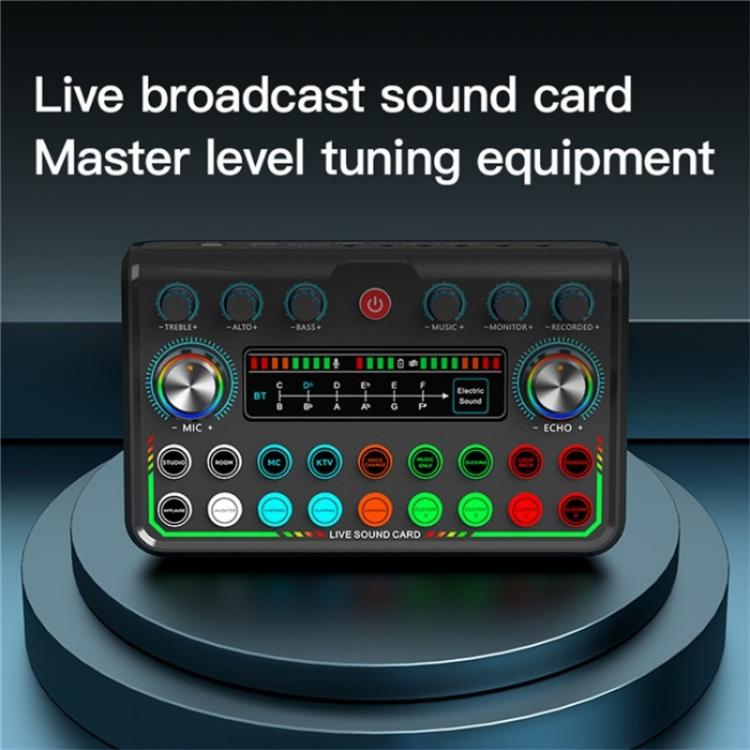 Scheda audio per streaming live P99 con mixer DJ, convertitore vocale, mixer audio, P99