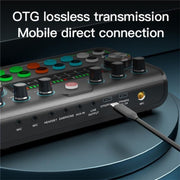 Scheda audio per streaming live P99 con mixer e convertitore voca