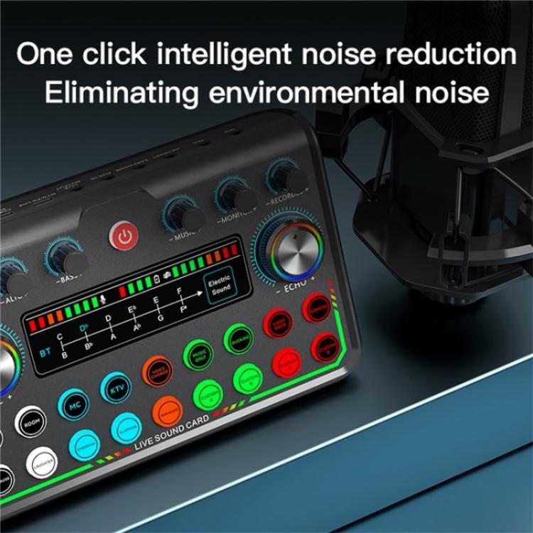 Scheda audio P99 per streaming live con mixer e convertitore voca