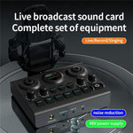 Mixer audio F10 con Phantom Power 48V per streaming live