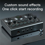 Mixer audio F10 con Phantom Power 48V per streaming live
