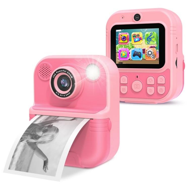 E8 2.4 pollici schermo foto stampa video registratore multifunzionale bambini doppia lente fotocamera