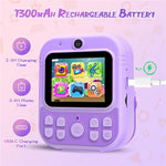 Fotocamera bambini doppia lente con stampa e schermo 2.4"