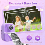 Fotocamera bambini doppia lente con stampa e schermo 2.4"