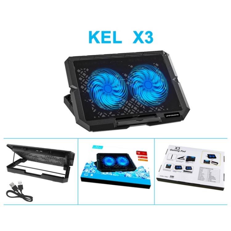 X3 Dual 14cm Fans 7-velocità USB Powered Altezza regolabile Laptop Cooling Pad, X3