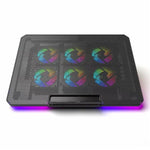 X8 Supporto per Notebook Pieghevole con Altezza Regolabile e 6 Ventole ARGB Pad di Raffreddamento, X8