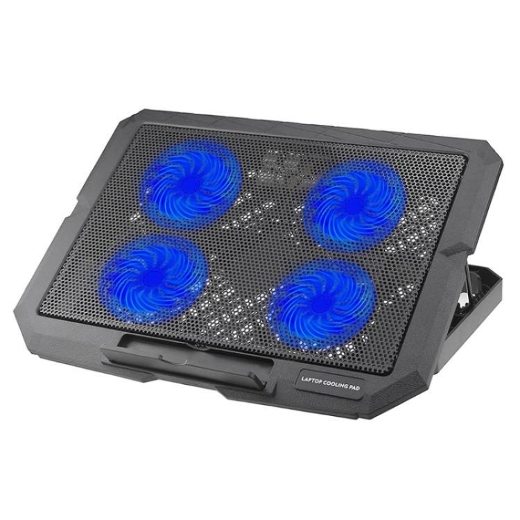 X4 4 Ventole 7 Velocità Controllo Silenzioso Altezza Regolabile Supporto per Laptop Raffreddamento Pad, X4