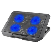 X4 4 Ventole 7 Velocità Controllo Silenzioso Altezza Regolabile Supporto per Laptop Raffreddamento Pad, X4