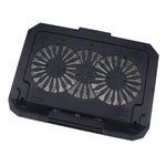 N33 RGB Dual Fans Cooling Pad Supporto per laptop regolabile in altezza con supporto per telefono, N33