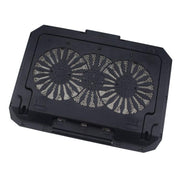 N33 RGB Dual Fans Cooling Pad Supporto per laptop regolabile in altezza con supporto per telefono, N33