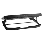 A6 Supporto per laptop ergonomico con 6 ventole e altezza regolabile, tappetino di raffreddamento, A6