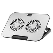 N22 Supporto per laptop regolabile con doppia porta USB, tappetino di raffreddamento portatile con supporto per telefono, N22