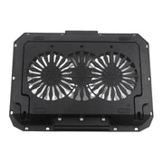 N22 Supporto per laptop regolabile con doppia porta USB, tappetino di raffreddamento portatile con supporto per telefono, N22