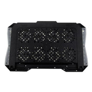 S608 RGB Light 8 ventole silenziose Supporto regolabile in altezza per laptop con supporto per telefono, S608