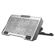 S605 RGB Light 5 ventole silenziose Supporto regolabile in altezza Supporto per laptop da gioco, S605