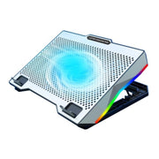 S601 RGB Light Notebook Cooler Regolabile in Altezza Gaming Laptop Cooling Pad, S601