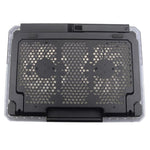 Supporto di raffreddamento per notebook con angolo regolabile CP252, doppia ventola, tappetino di raffreddamento per laptop, CP252