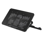 Supporto di raffreddamento per notebook con angolo regolabile CP252, doppia ventola, tappetino di raffreddamento per laptop, CP252